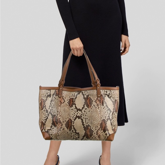 Gucci python medium craft tote - Picture 3 of 5